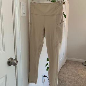 Cream color Fabletics leggings